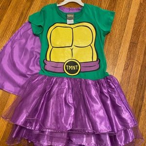 Girls size 10-12 Teenage Mutant Ninja Turtles Halloween Costume